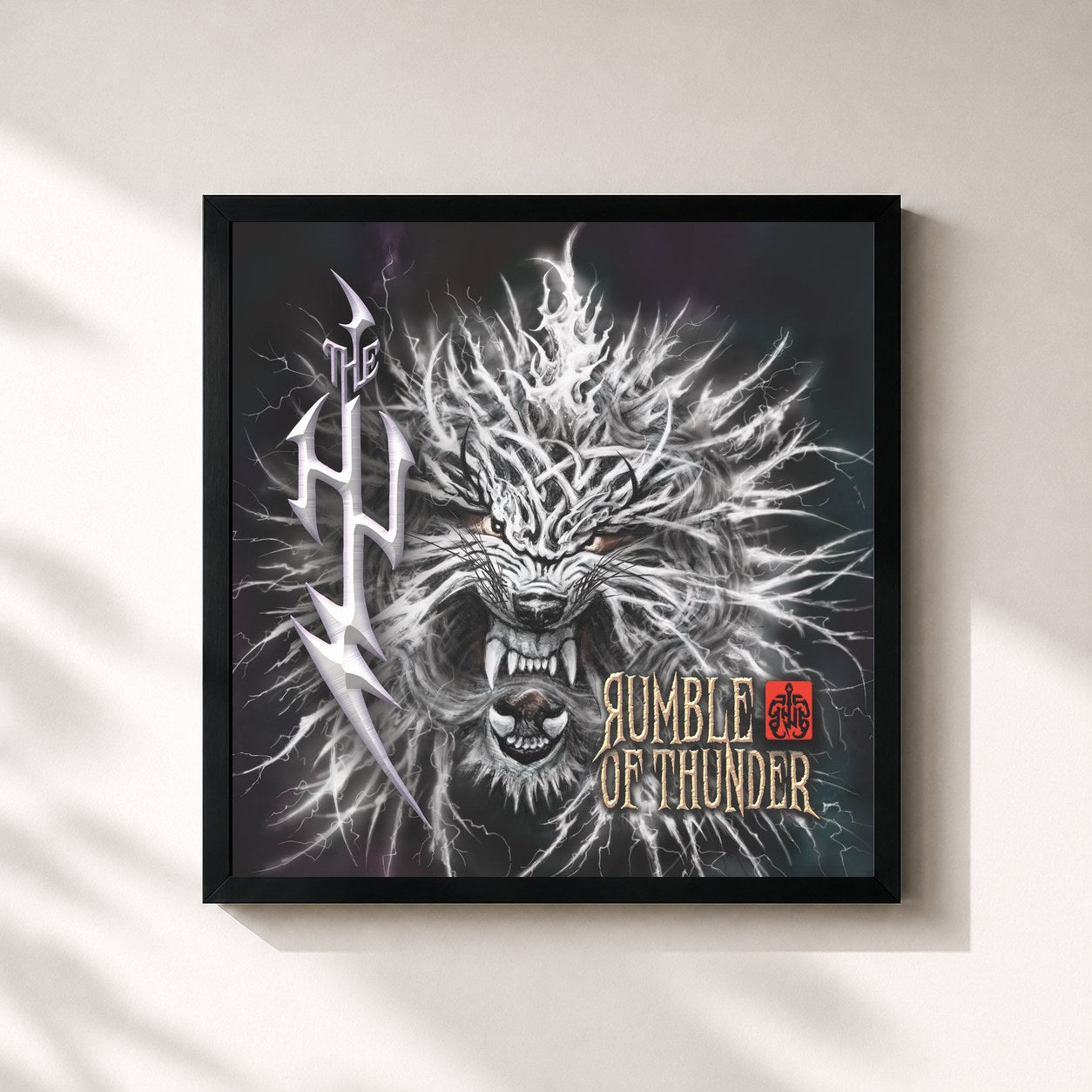 Tableau de l'album Rumble Of Thunder de The HU, imprimé et encadré en France