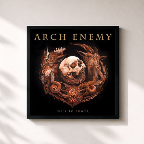 Arch Enemy · Will To Power — Gerahmter Kunstdruck