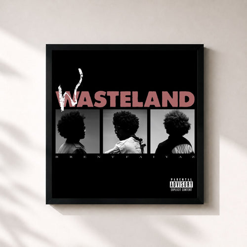 Brent Faiyaz · WASTELAND — Affiche encadrée