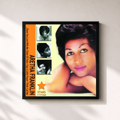 Aretha Franklin · Aretha Franklin — Gerahmter Kunstdruck