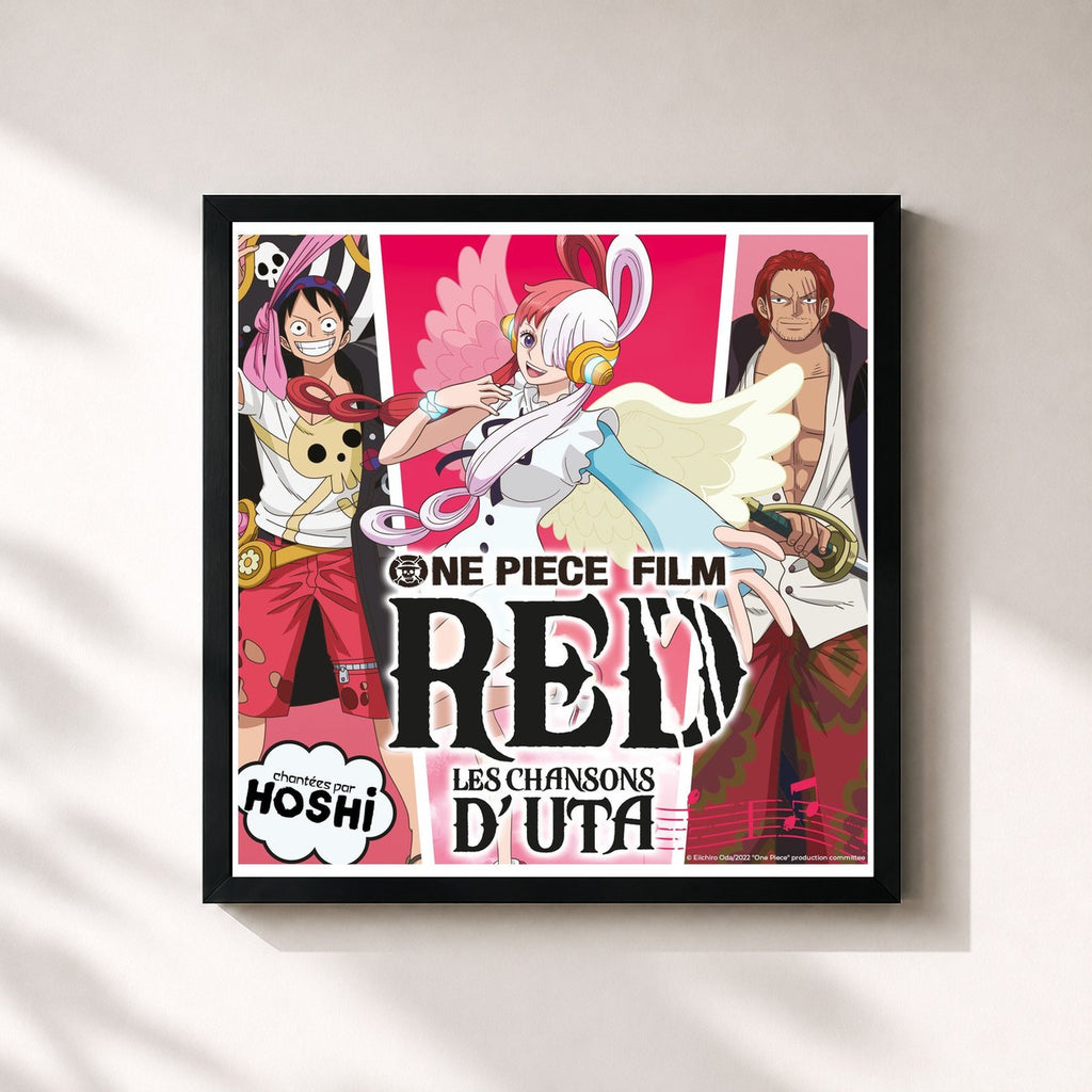 Tableau de l'album ONE PIECE FILM - RED : Les chansons d'Uta (Bande originale française du film) de Hoshi, imprimé et encadré en France