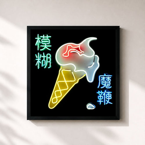 Blur · The Magic Whip — Gerahmter Kunstdruck