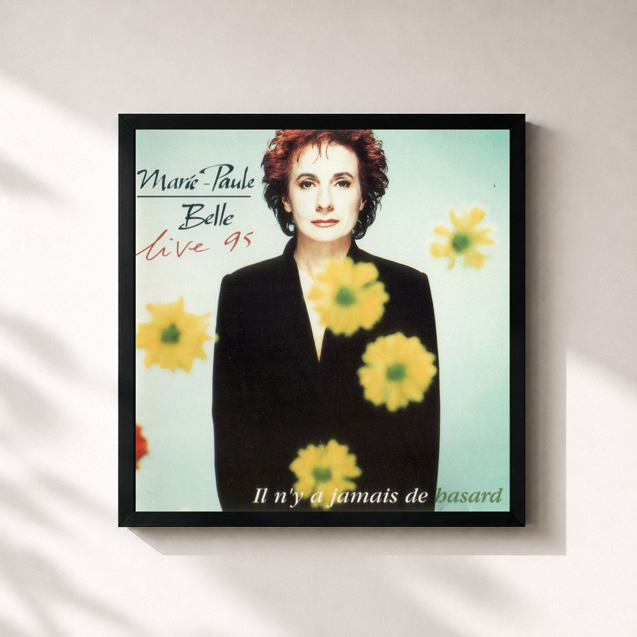 Tableau de l'album Il n'y a jamais de hasard - Live 95 (Live / 1995) de Marie-Paule Belle, imprimé et encadré en France