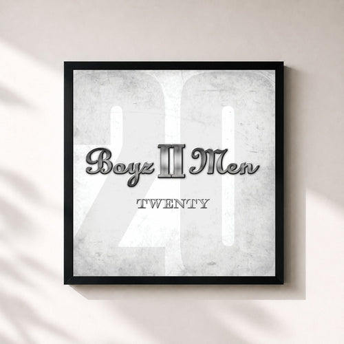Boyz II Men · Twenty — Gerahmter Kunstdruck