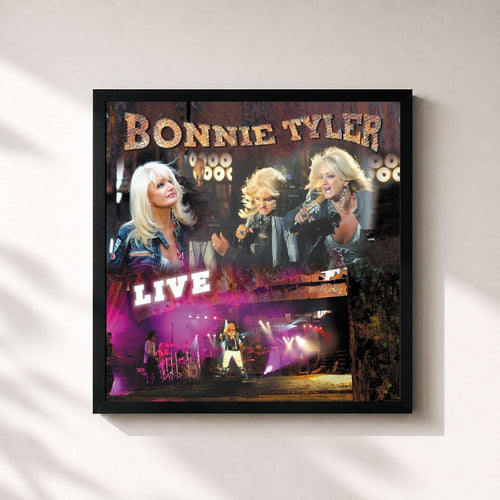 Bonnie Tyler · Bonnie Tyler Live — Gerahmter Kunstdruck