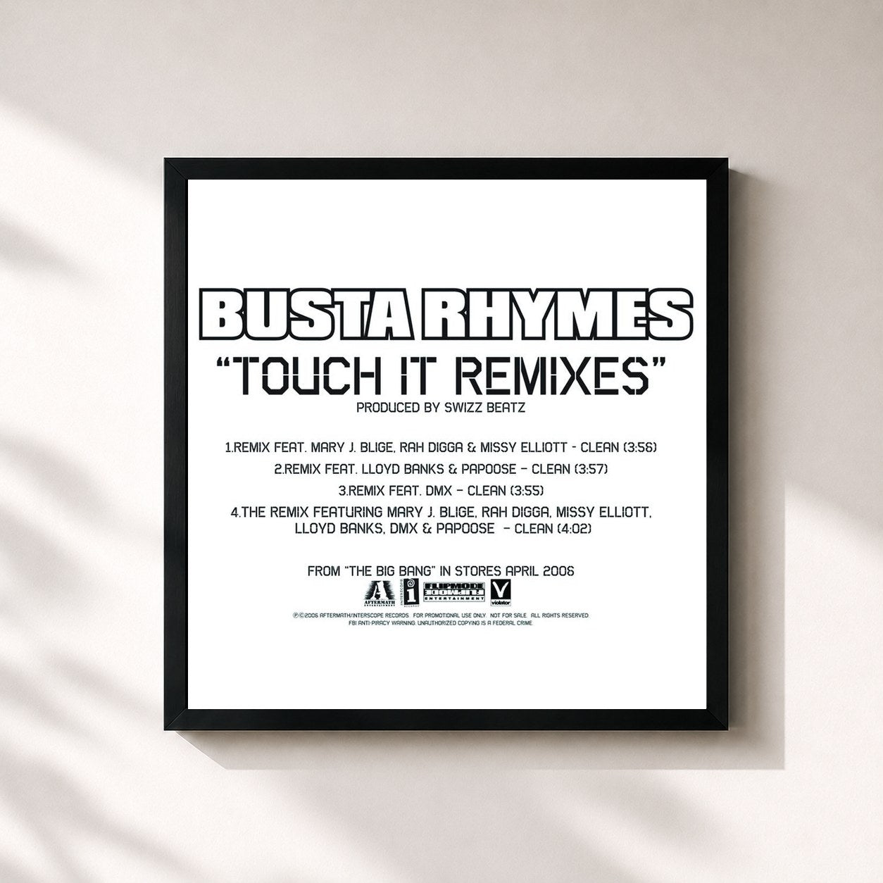Busta Rhymes · Touch It Remixes