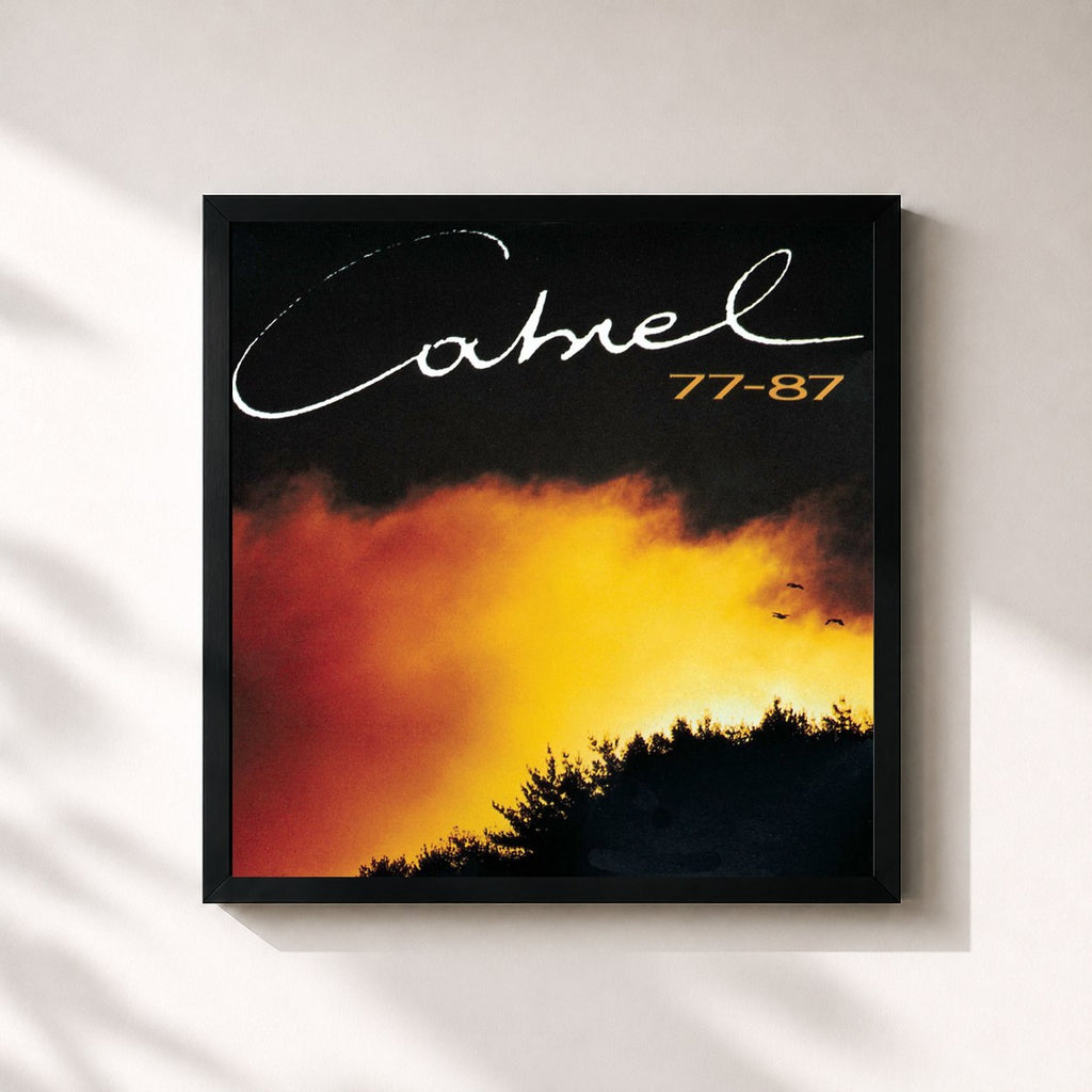 Tableau de l'album 77/87 de Francis Cabrel, imprimé et encadré en France