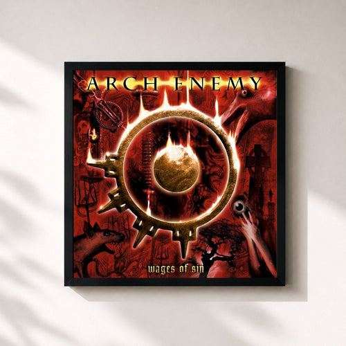 Arch Enemy · Wages of Sin — Gerahmter Kunstdruck