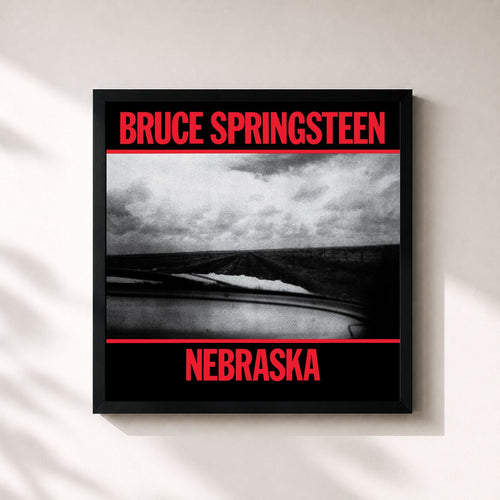 Bruce Springsteen · Nebraska — Gerahmter Kunstdruck