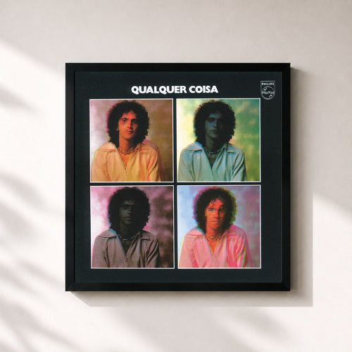 Caetano Veloso · Qualquer Coisa — Affiche encadrée