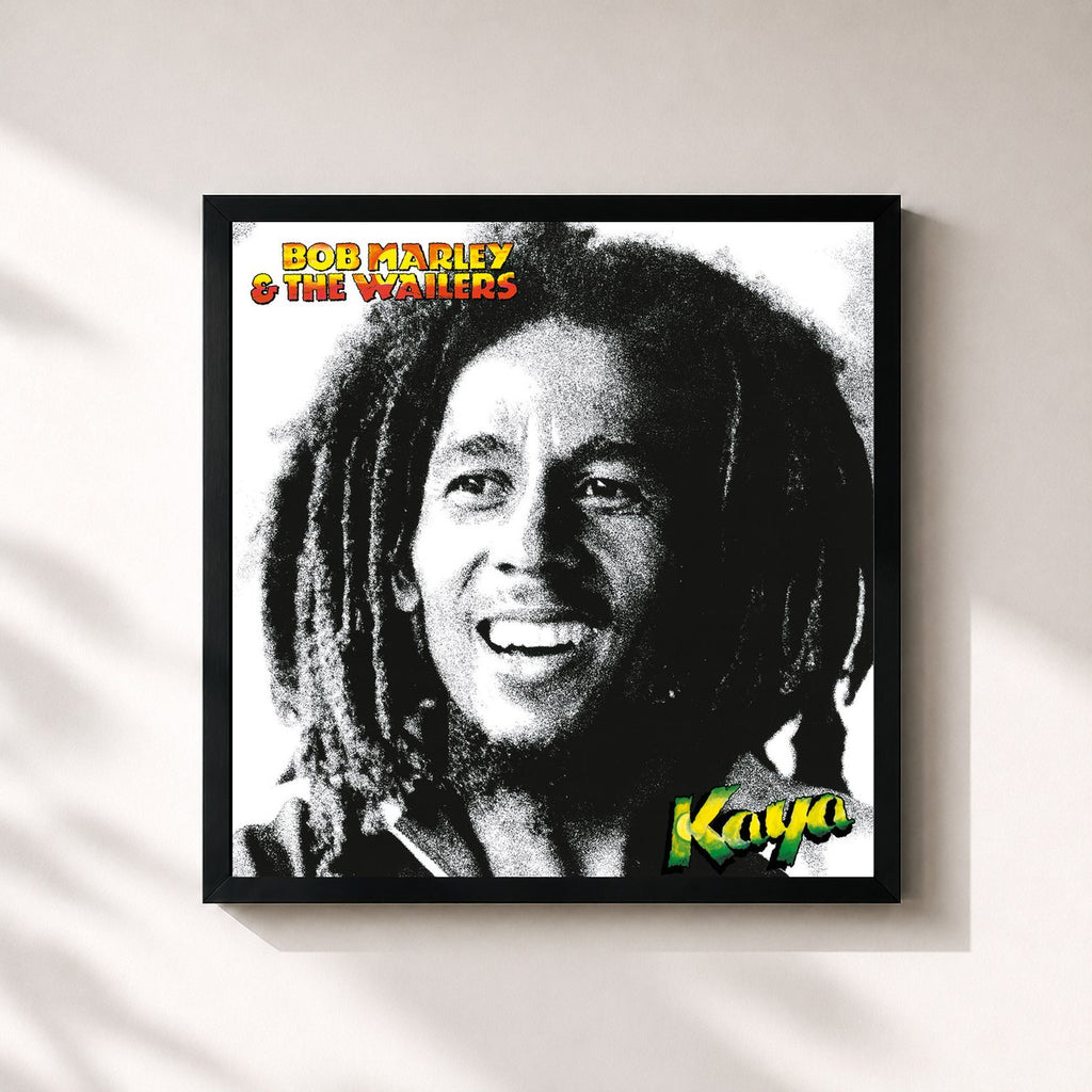 Tableau de l'album Kaya de Bob Marley & The Wailers, imprimé et encadré en France