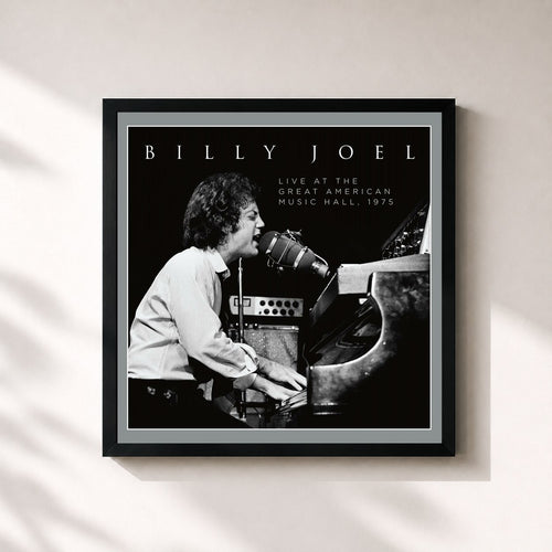 Billy Joel · Live at The Great American Music Hall — Gerahmter Kunstdruck