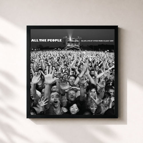 Blur · All the People... Blur Live at Hyde Park 02/07/2009 — Framed art print