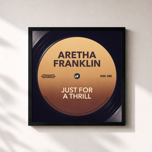 Aretha Franklin · Just For A Thrill — Gerahmter Kunstdruck