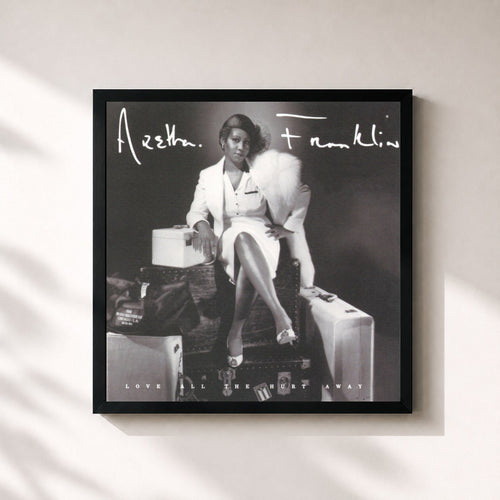 Aretha Franklin · Love All The Hurt Away — Gerahmter Kunstdruck