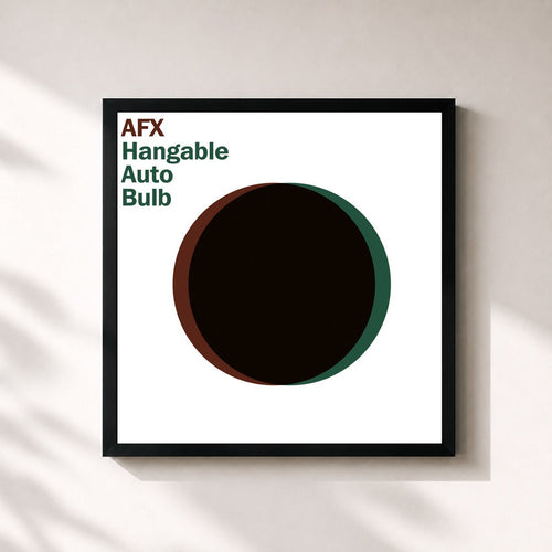 Aphex Twin · Hangable Auto Bulb — Gerahmter Kunstdruck