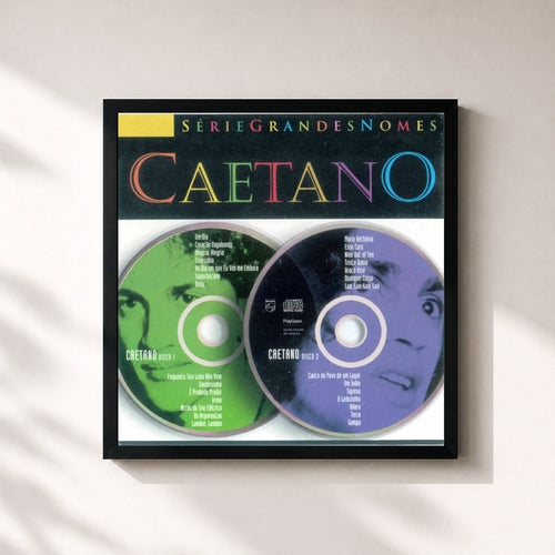 Caetano Veloso · Caetano (Série Grandes Nomes Vol. 1) — Affiche encadrée