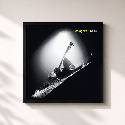 Calogero · Live 1.0 — Gerahmter Kunstdruck