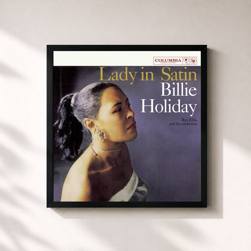 Billie Holiday · Lady In Satin — Gerahmter Kunstdruck