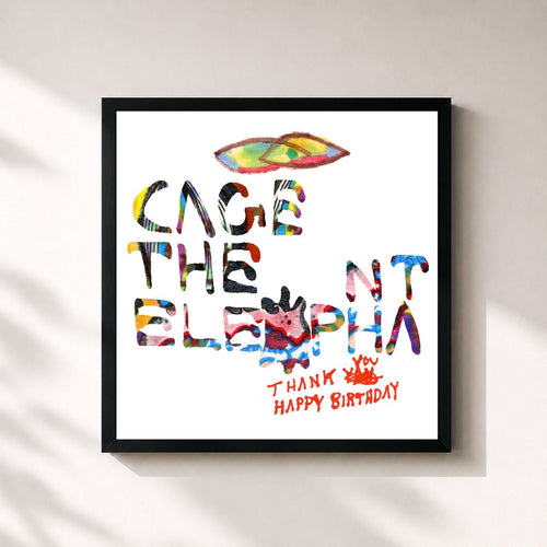 Cage The Elephant · Thank You Happy Birthday — Affiche encadrée