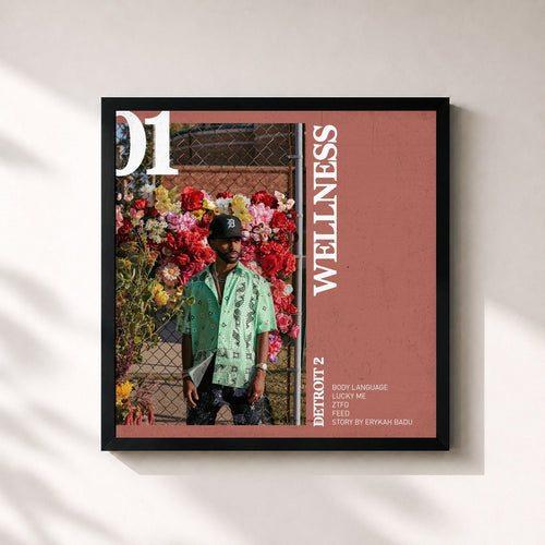 Big Sean · Detroit 2: Wellness — Gerahmter Kunstdruck