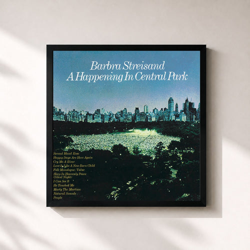 Barbra Streisand · A Happening In Central Park — Gerahmter Kunstdruck