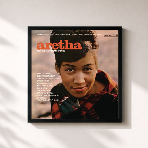 Aretha Franklin · Aretha In Person with The Ray Bryant Combo (Expanded Edition) — Gerahmter Kunstdruck