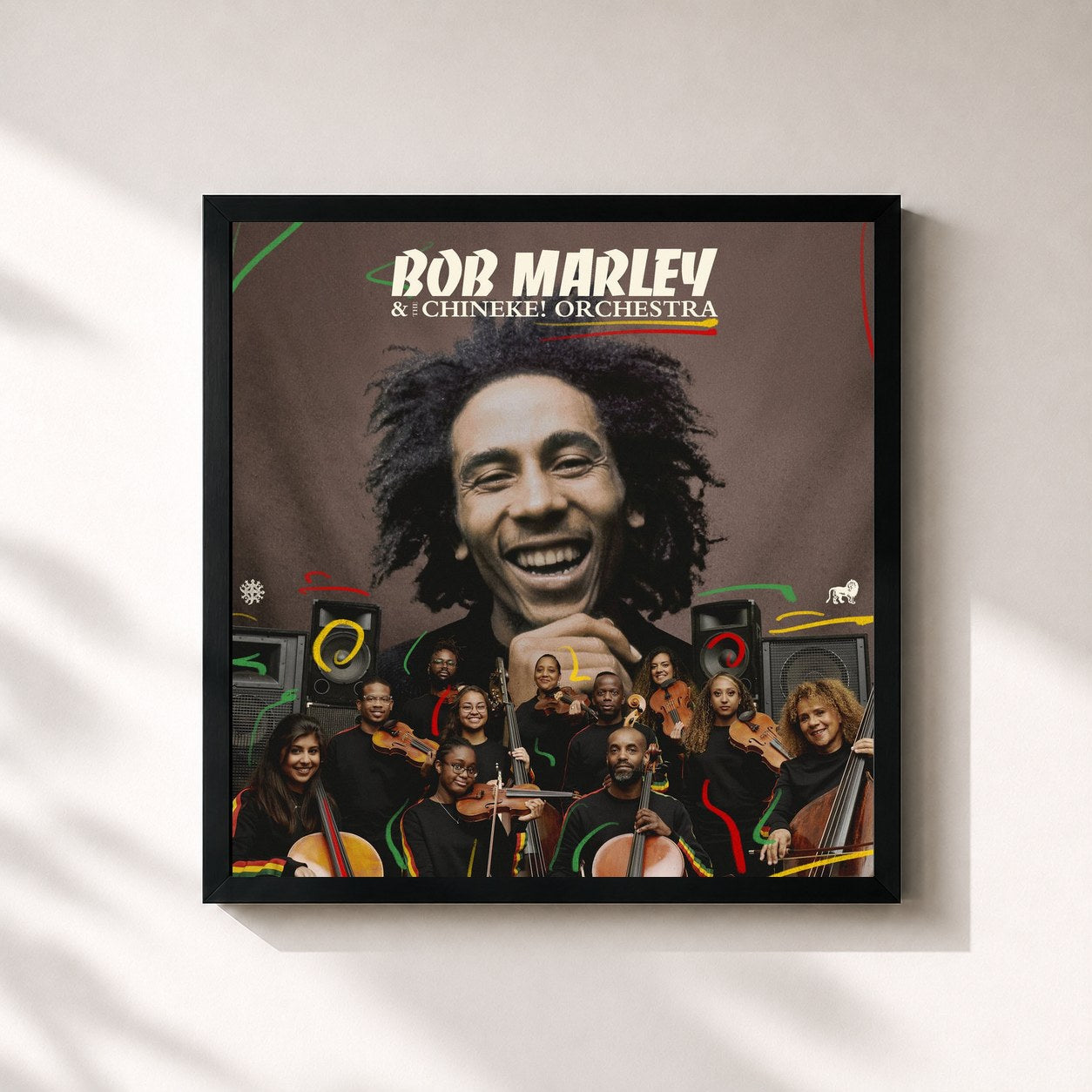Tableau de l'album Bob Marley with the Chineke! Orchestra de Bob Marley & The Wailers, imprimé et encadré en France