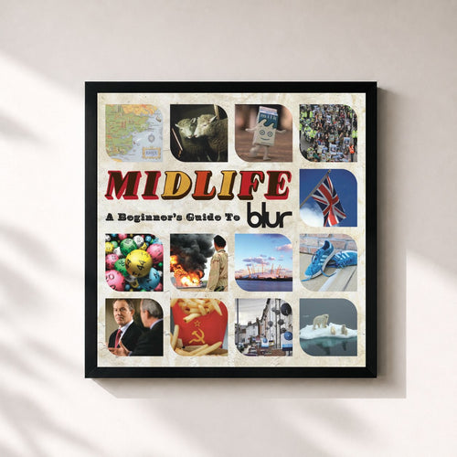 Blur · Midlife: A Beginner's Guide to Blur — Gerahmter Kunstdruck
