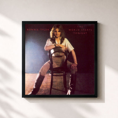 Bonnie Tyler · The World Starts Tonight — Framed art print