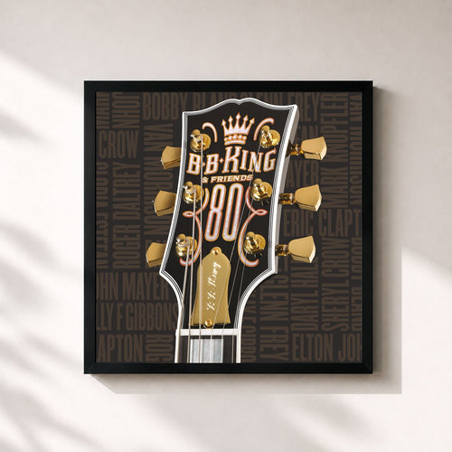 B.B. King · B.B. King & Friends - 80 — Stampa incorniciata