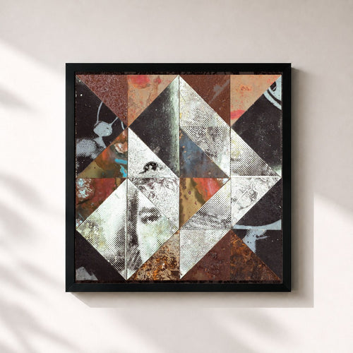 Archive · Glass Minds — Gerahmter Kunstdruck