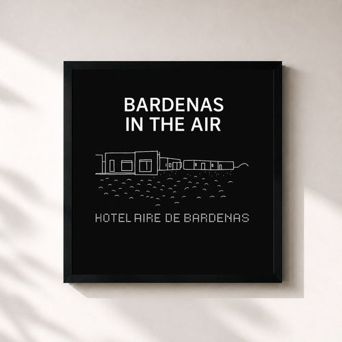 Carlos Aire · Bardenas in the Air — Affiche encadrée