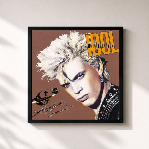 Billy Idol · Whiplash Smile — Gerahmter Kunstdruck