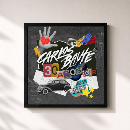 Carlos Baute · De Mi Puño y Letra, 30 Años Tour (En Vivo) — Affiche encadrée