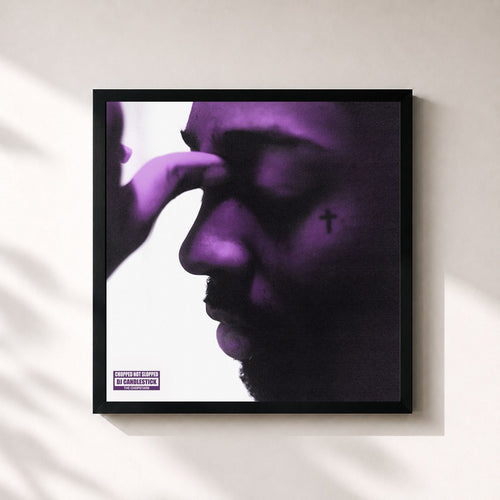 Brent Faiyaz · PURPLE ICON (CHOPNOTSLOP REMIX) — Gerahmter Kunstdruck