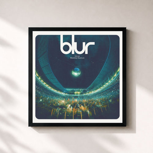 Blur · Live at Wembley Stadium — Gerahmter Kunstdruck