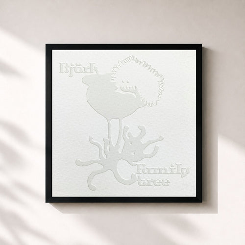 Björk · Family Tree — Gerahmter Kunstdruck