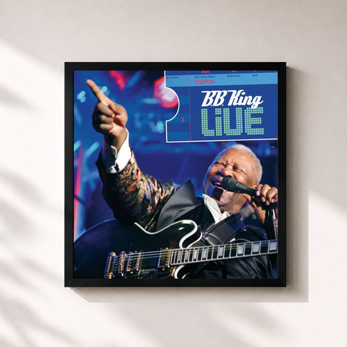 B.B. King · Live — Gerahmter Kunstdruck