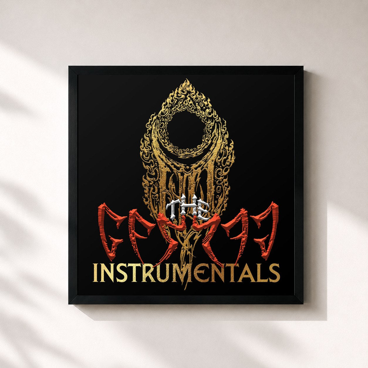 Tableau de l'album The Gereg (Instrumentals) de The HU, imprimé et encadré en France