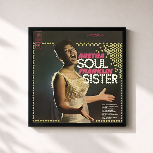 Aretha Franklin · Soul Sister — Gerahmter Kunstdruck