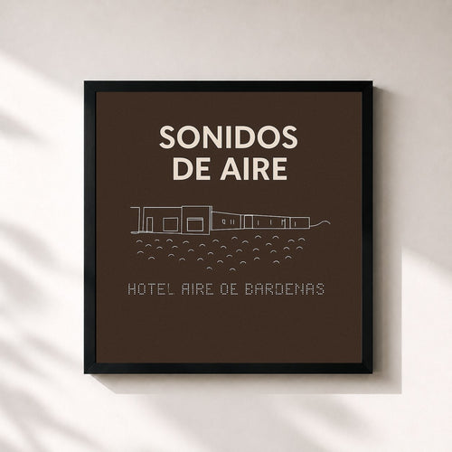 Carlos Aire · SONIDOS DE AIRE — Affiche encadrée