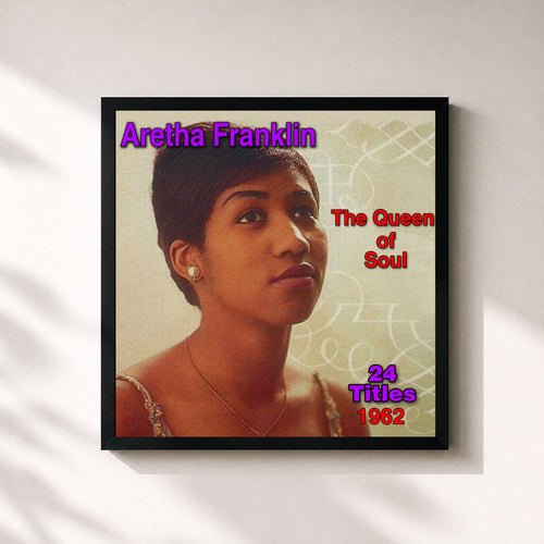 Aretha Franklin · The Queen of Soul — Gerahmter Kunstdruck
