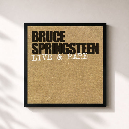 Bruce Springsteen · Live & Rare — Gerahmter Kunstdruck