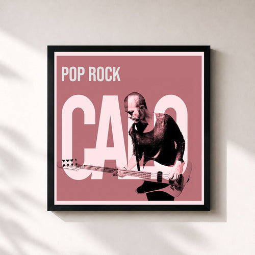 Calogero · CALO POP ROCK — Gerahmter Kunstdruck