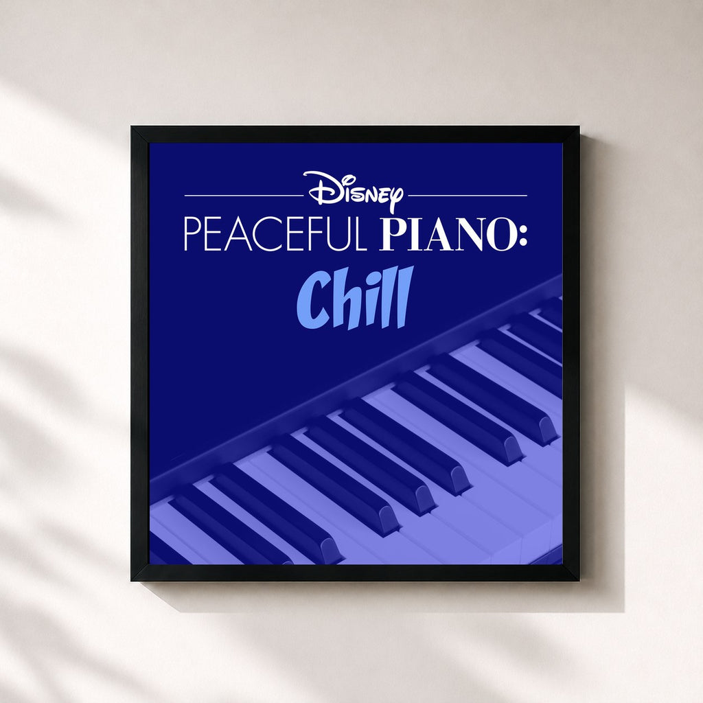 Tableau de l'album Disney Peaceful Piano: Chill de Disney Peaceful Piano, imprimé et encadré en France