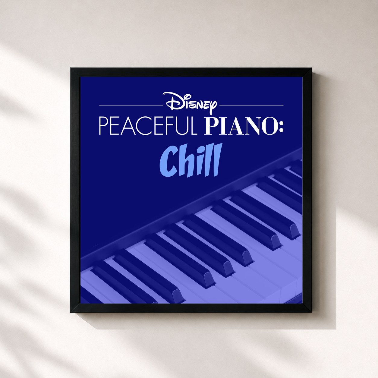 Tableau de l'album Disney Peaceful Piano: Chill de Disney Peaceful Piano, imprimé et encadré en France