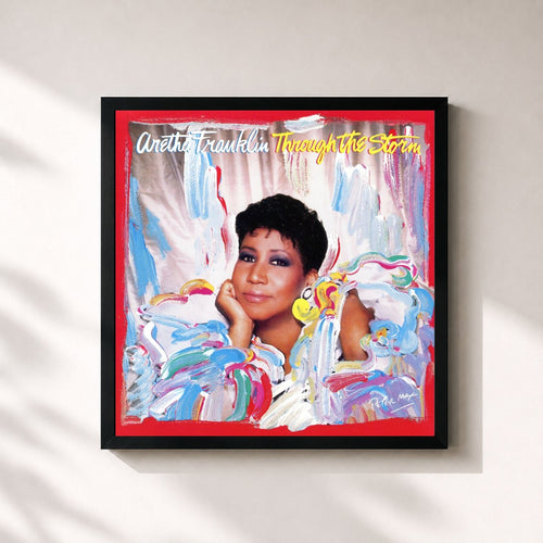 Aretha Franklin · Through the Storm — Affiche encadrée