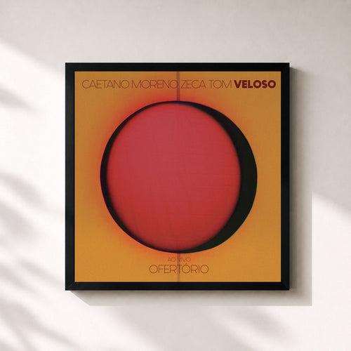 Caetano Veloso · Ofertório (Ao Vivo) — Gerahmter Kunstdruck