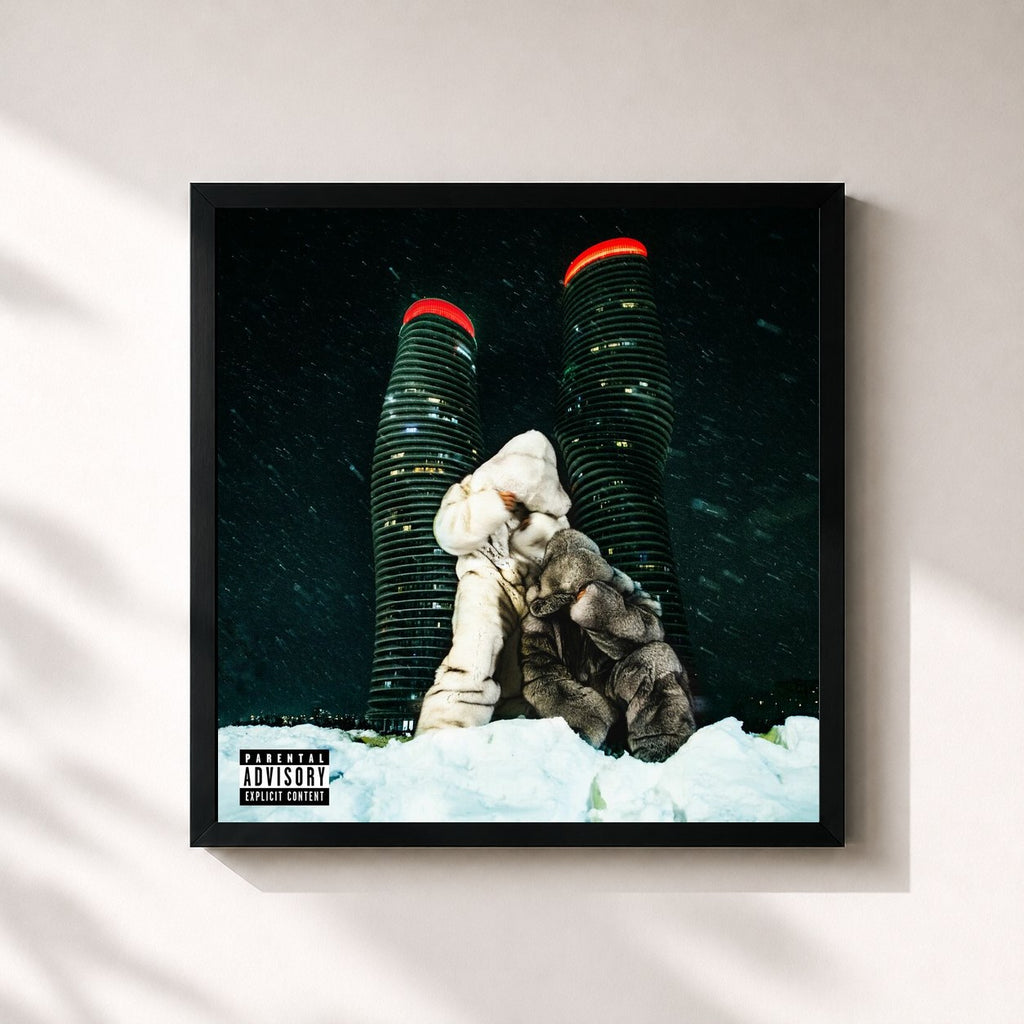 Tableau de l'album $ome $exy $ongs 4 U de PARTYNEXTDOOR, imprimé et encadré en France
